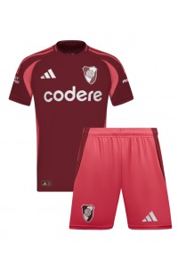 River Plate Babytruitje Uit tenue Kind 2024-25 Korte Mouw (+ Korte broeken)